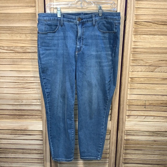 Talbots Flawless High Waist Jeggings Crop Jeans 12P - Picture 1 of 8